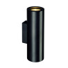 applique ENOLA_B UP/DOWN noir 2x GU10 max 50W