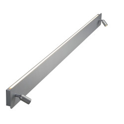 applique NAPIA TWIN alu brossé anodisé LED 166W 3000K