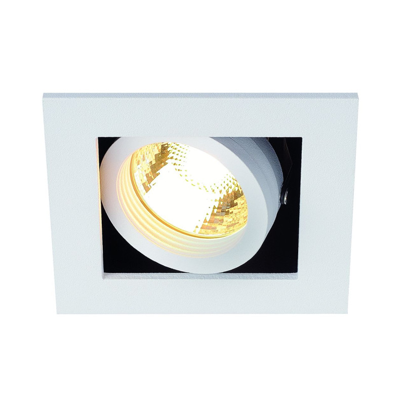 encastré KADUX 1 GU10 carré blanc max 50W