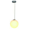 ROTOBALL 25 suspension gris argent/blanc E27