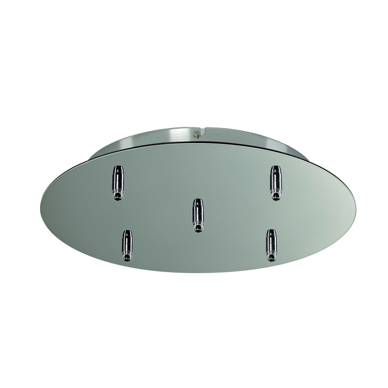 FITU 5 patère 5 passe-fils rond chrome
