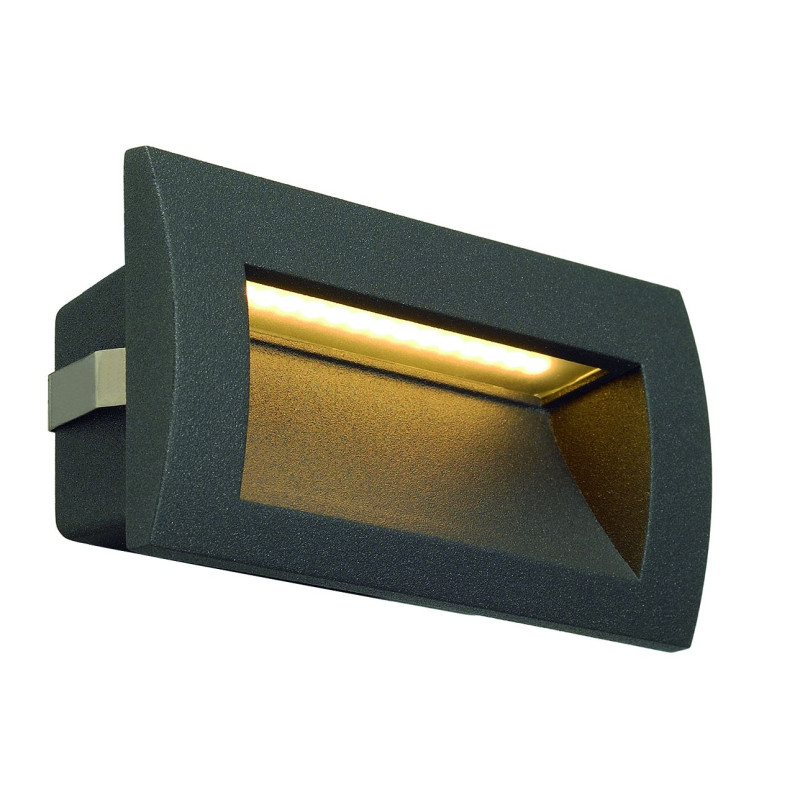 encastré mural led anthracite, DOWNUNDER OUT LED M, 0.96W 3000K