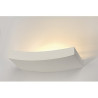 Gl 102 curve, applique blanche en plâtre, r7s 78mm, max. 100w