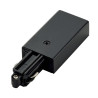 Alimentation pour rail 1 allumage 230V, noir, terre droite