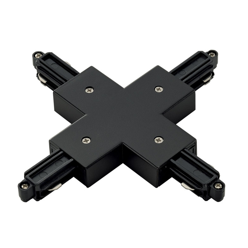 Connecteur en X pour rail 1 allumage 230V, noir