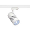 spot STRUCTEC LED 30W, Blanc, 4000K, 60°, adaptateur rail 3 allumage inclus