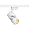 spot STRUCTEC LED 30W, Blanc, 3000K, 36°, adaptateur rail 3 allumage inclus
