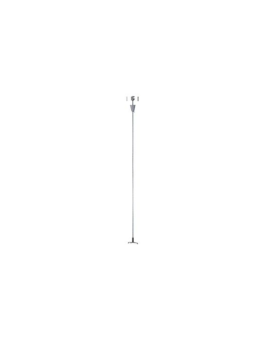 S-TRACK, kit de suspension, 1m, tige gris argent