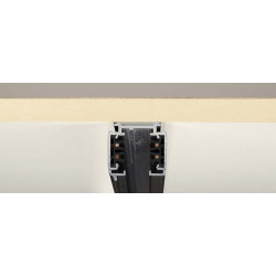 S-TRACK, rail 3 allumages en saillie, noir, 3m