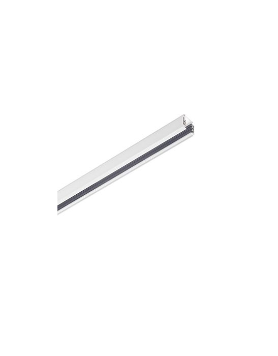 S-TRACK, rail 3 allumages en saillie, blanc, 2m