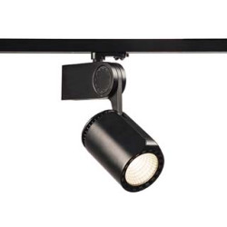 SPOT DANCER LED spot, noir, 3000K, adaptateur rail 3 allumages inclus