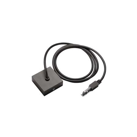 D-TRACK noir, filin de suspension, 2 metres, avec patere