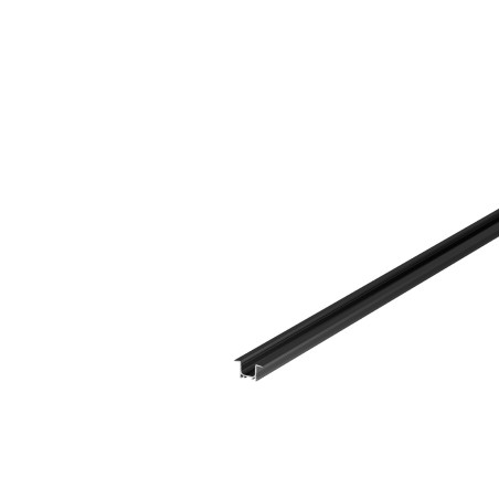 GRAZIA 10 Profil LED encastre, 2m, noir
