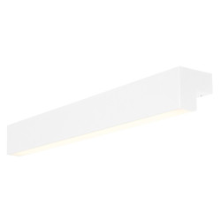L-LINE 60 LED, applique, IP44, 3000K, 700lm, gris argent