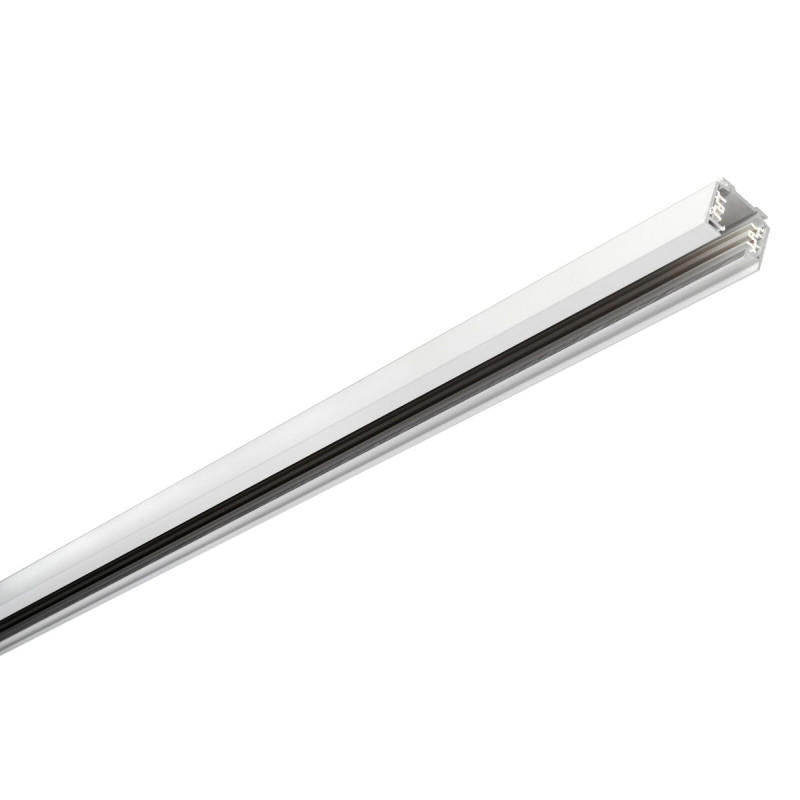 EUTRAC rail 3 allumages, blanc RAL9016, 1m