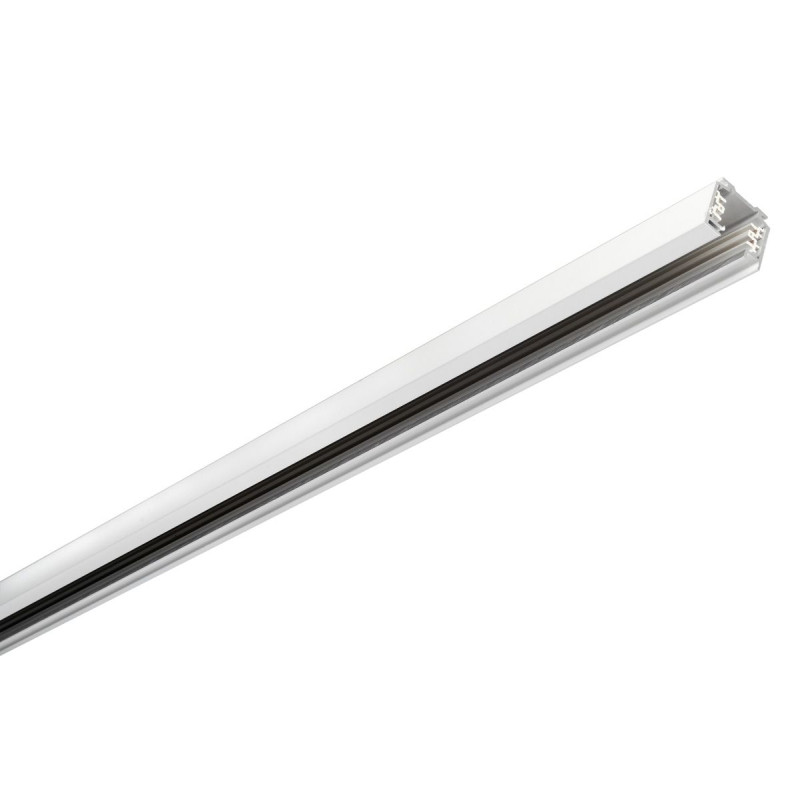EUTRAC rail 3 allumages, blanc RAL9016, 3m