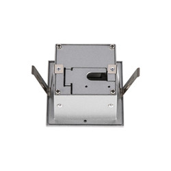 FRAME CURVE LED encastre, gris argent, LED 3,1W, 2700K