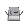 FRAME CURVE LED encastre, gris argent, LED 3,1W, 2700K