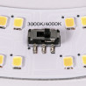 LIPSY 40 plafonnier, dome, blanc, LED 3000/4000K, dimmable