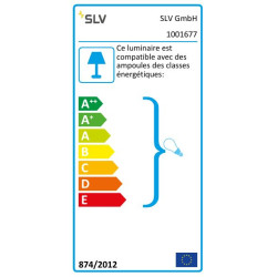 FITU E27, lampe a poser, blanc