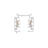 S-TRACK DALI, rail 3 allumages, 3m, blanc