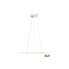 suspension intérieure SLV, PANEL 60, blanc, LED 42W, 3000K, variable Dali
