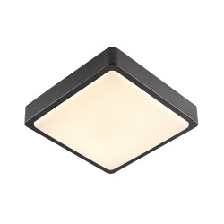 applique et plafonnier extérieur AINOS, carré, anthracite, LED 17W, 3000K/4000K, IP65