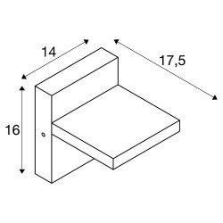 ABRIDOR SENSOR, applique extérieure anthracite, LED 14W, 3000/4000K, IP54, avec détecteur de mouvements