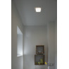 encastré de plafond intérieur carré SENSER 18, blanc mat, LED 9.7W, 3000K