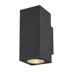 applique extérieure carré ENOLA M, anthracite, LED 19W, 3000K/4000K, IP65, up/down