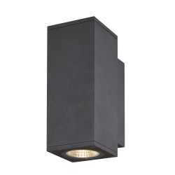 applique extérieure carré ENOLA S, anthracite, LED 7W, 3000K/4000K, IP65, up/down