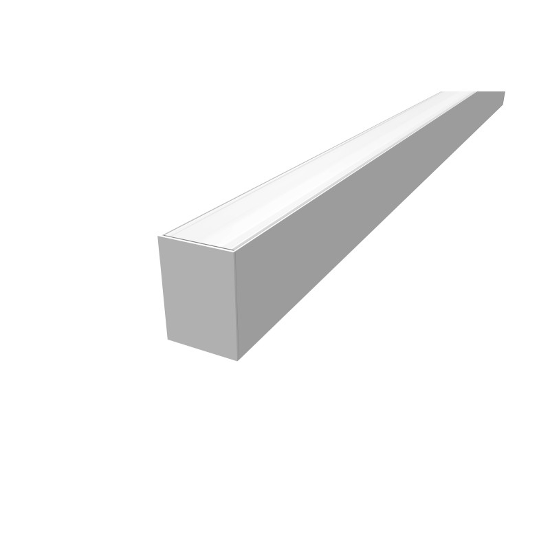 GRAZIA 60, profil en saillie, 3 m, blanc