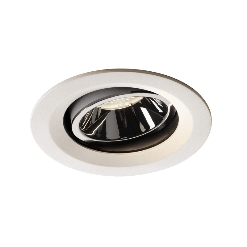 NUMINOS, encastré de plafond intérieur, 20°, blanc/chrome, LED, 4000K, orientable