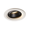 NUMINOS, encastré de plafond intérieur, 20°, blanc/noir, LED, 3000K, orientable