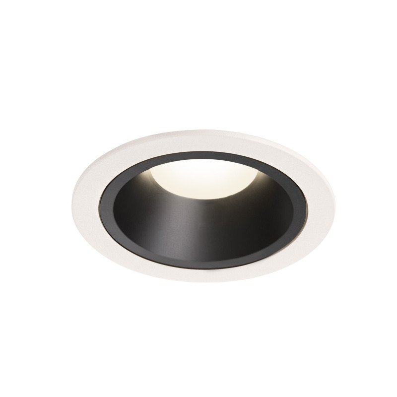 NUMINOS, encastré de plafond intérieur, 20°, blanc/noir, LED, 4000K