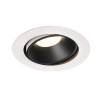 NUMINOS, encastré de plafond intérieur, 20°, blanc/noir, LED, 4000K, orientable