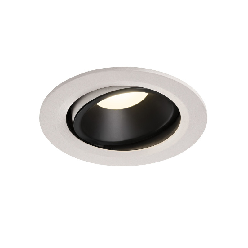 NUMINOS, encastré de plafond intérieur, 20°, blanc/noir, LED, 4000K, orientable