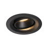 NUMINOS, encastré de plafond intérieur, 20°, noir, LED, 2700K, orientable