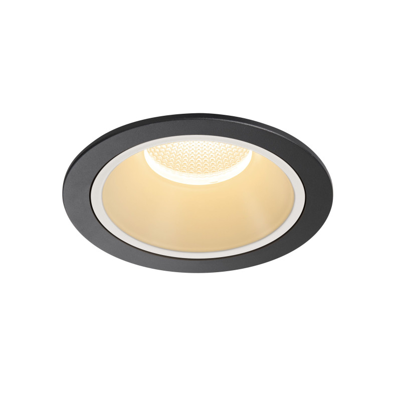 NUMINOS, encastré de plafond intérieur, 20°, noir/blanc, LED, 3000K