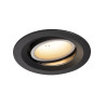 NUMINOS, encastré de plafond intérieur, 20°, noir/blanc, LED, 3000K, orientable