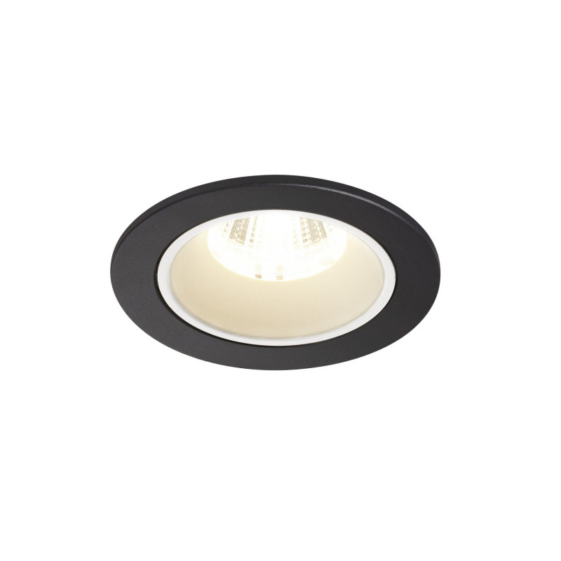 NUMINOS, encastré de plafond intérieur, 20°, noir/blanc, LED, 4000K
