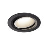NUMINOS, encastré de plafond intérieur, 20°, noir/blanc, LED, 4000K, orientable