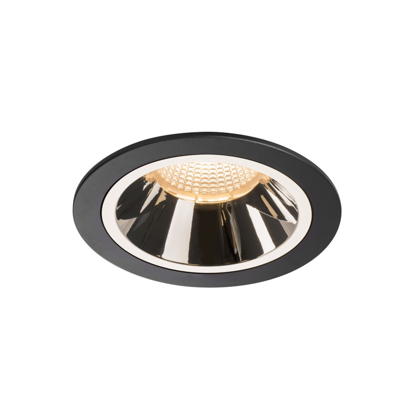NUMINOS, encastré de plafond intérieur, 20°, noir/chrome, LED, 2700K