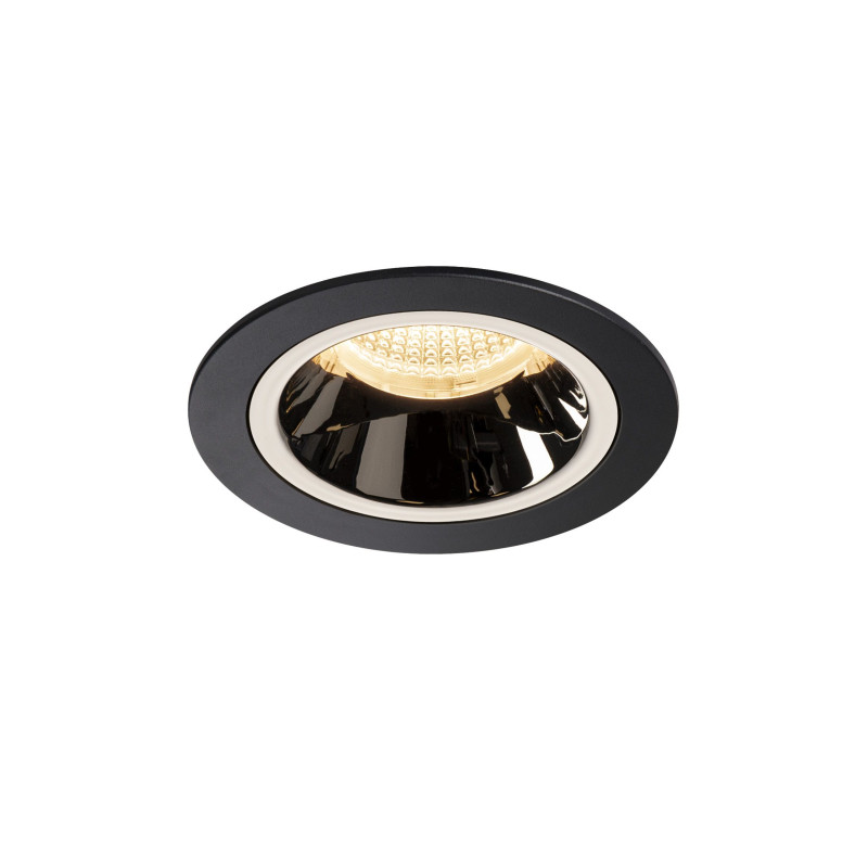 NUMINOS, encastré de plafond intérieur, 20°, noir/chrome, LED, 3000K