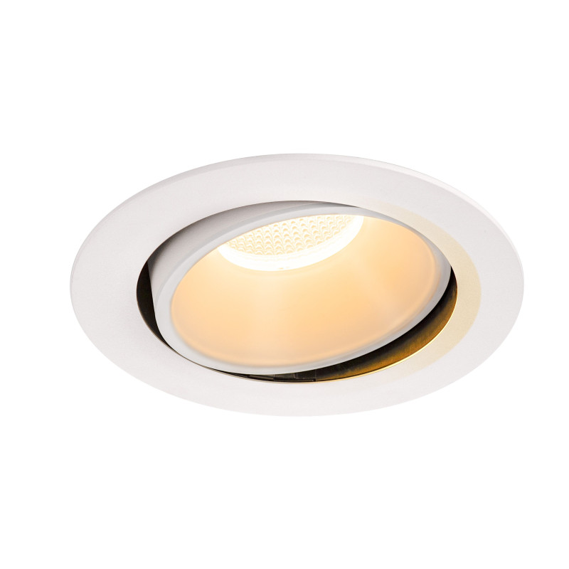 NUMINOS, encastré de plafond intérieur, 40°, blanc, LED, 2700K, orientable
