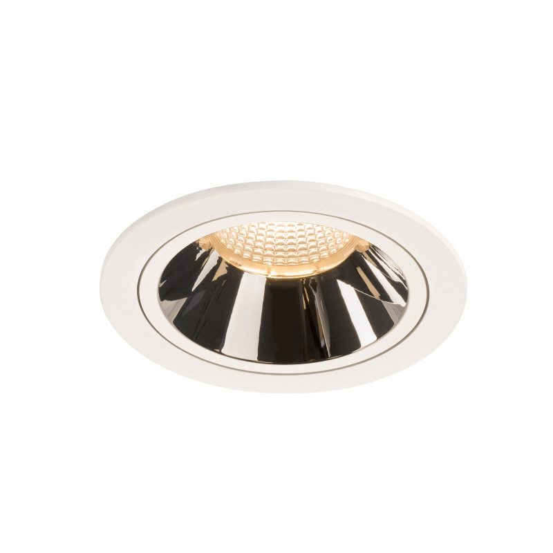 NUMINOS, encastré de plafond intérieur, 40°, blanc/chrome, LED, 2700K