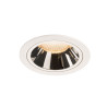 NUMINOS, encastré de plafond intérieur, 40°, blanc/chrome, LED, 2700K