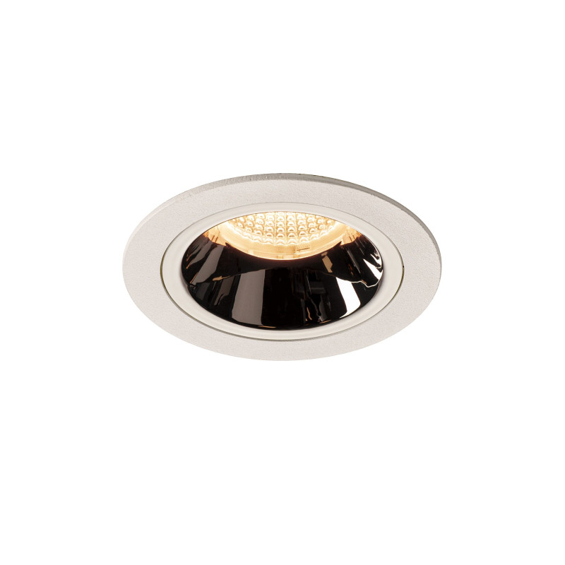 NUMINOS, encastré de plafond intérieur, 40°, blanc/chrome, LED, 2700K
