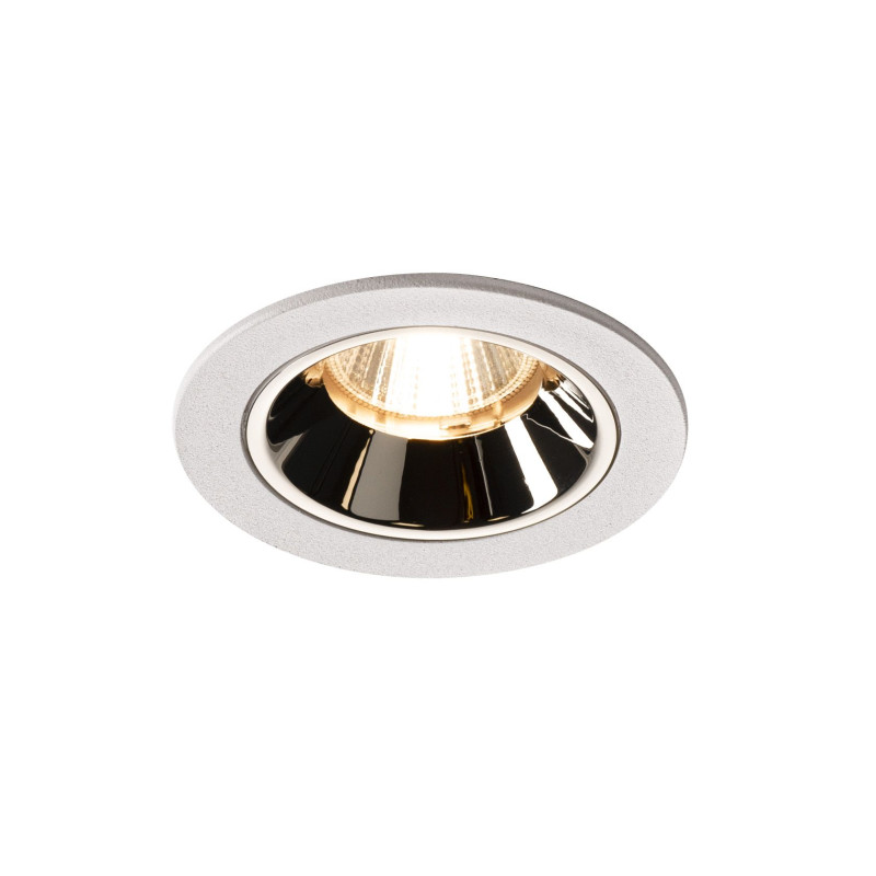 NUMINOS, encastré de plafond intérieur, 40°, blanc/chrome, LED, 2700K