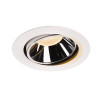 NUMINOS, encastré de plafond intérieur, 40°, blanc/chrome, LED, 2700K, orientable